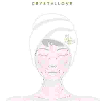 CRYSTALLOVE Jade роликовый  массажёр, 1 шт.