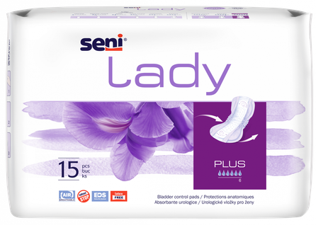 SENI Lady Plus urological pads, 15 pcs.