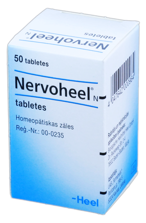 NERVOHEEL tabletes, 50 gab.