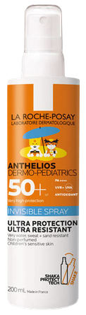 LA ROCHE-POSAY Anthelios DP Invisible Spray SPF 50+ saules aizsarglīdzeklis, 200 ml
