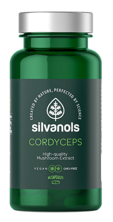 SILVANOLS Cordyceps kapsulas, 60 gab.