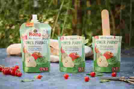 HOLLE Pear, apple and spinach puree, 100 g