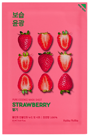 HOLIKA HOLIKA Pure Essence Strawberry facial mask, 23 ml