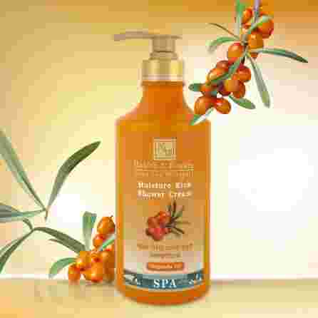 HEALTH&BEAUTY Dead Sea Minerals Sea buckthorn oil shower cream, 780 ml