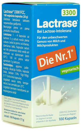 LACTRASE   3300 FCC capsules, 100 pcs.