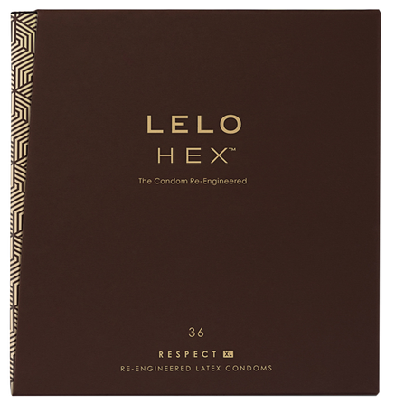 LELO HEX Respect XL prezervatīvi, 36 gab.