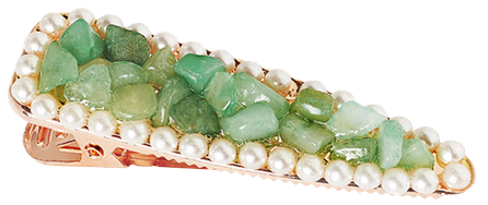 CRYSTALLOVE Aventurine заколка, 1 шт.