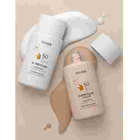 BABE Super Fluid Color Sunscreen SPF 50 sunscreen, 50 ml