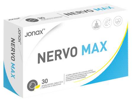 JONAX Nervo Max tabletes, 30 gab.