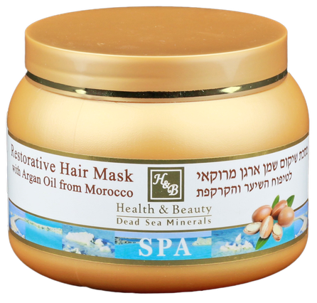 HEALTH&BEAUTY Dead Sea Minerals Argan Oil маска для волос, 250 мл