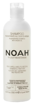 NOAH 1.4 Regenerating, Argan Oil šampūns, 250 ml