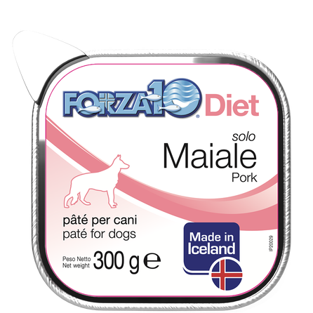 FORZA10 Solo Diet Cūka, Suņiem pastēte, 300 g
