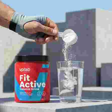 VPLAB FitActive Blue Raspberry powder, 500 g