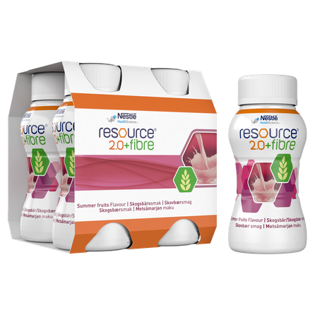 NESTLE Resource 2.0 Fibre with forest berries flavour, 200 ml, 4 pcs.