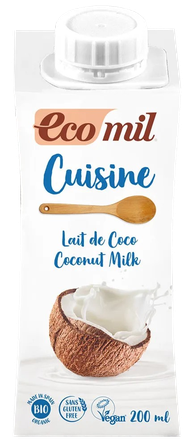 ECOMIL Coconut Milk kulinārijas krēms, 200 ml