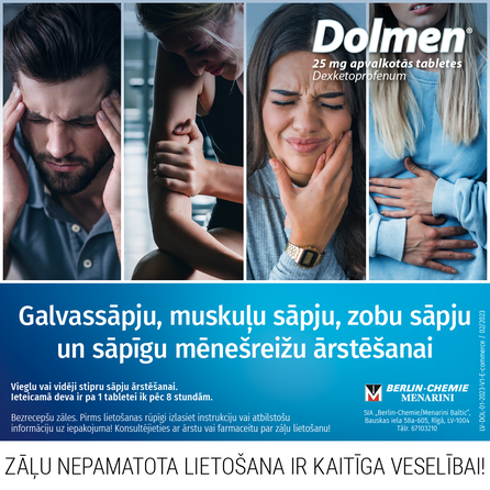 DOLMEN 25 mg coated tablets, 10 pcs.