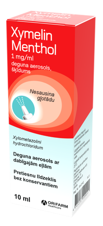 XYMELIN Menthol 1 mg/ml nasal spray, 10 ml