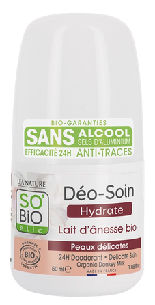 SO BIO ETIC 24H Donkey Milk deodorant, 50 ml