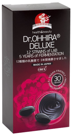 DR.OHHIRA Deluxe Комплекс 12 штаммов молочнокислых бактерий капсулы, 30 шт.