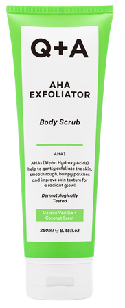 Q+A AHA Exfoliator scrub, 250 ml