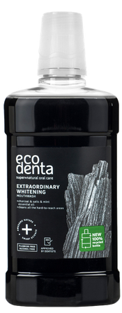 ECODENTA With Black Charcoal mouthwash, 500 ml