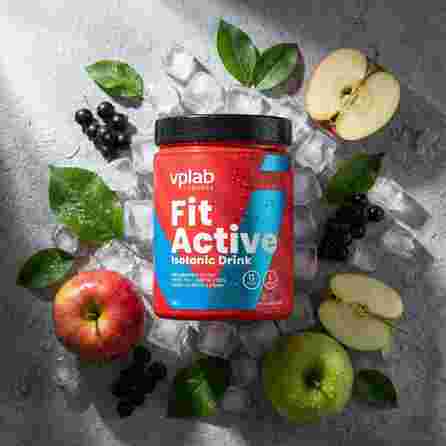 VPLAB FitActive Apple and Blackcurrant powder, 500 g