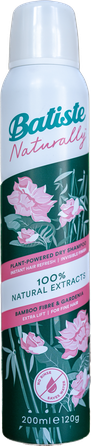 BATISTE Extra Lift Bamboo Fiber & Gardenia Naturally dry shampoo, 200 ml