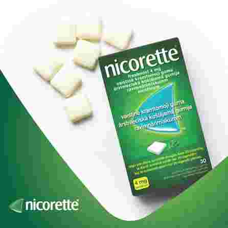 NICORETTE   Freshmint 4 mg medicated chewing-gum, 30 pcs.