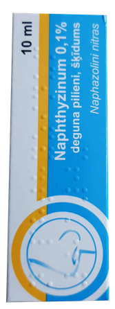 NAPHTHYZINUM 0.1% капли для носа, 10 мл