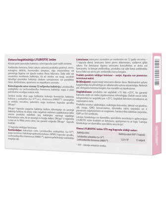 LYL BIOTIC Intimate capsules, 15 pcs.