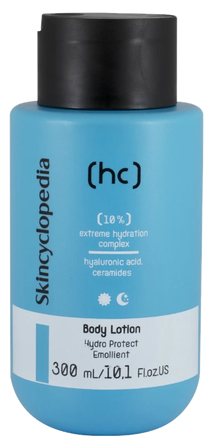 SKINCYCLOPEDIA With 10% Moisturizing Complex ķermeņa losjons, 300 ml