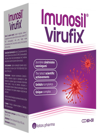 IMUNOSIL  Virufix kapsulas, 90 gab.