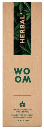 WOOM Herbal+ zobu pasta, 75 ml