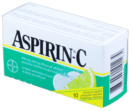 ASPIRIN C putojošās tabletes, 10 gab.
