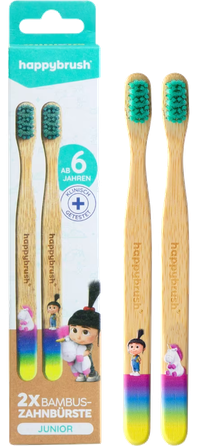 HAPPYBRUSH Double Pack zobu birste, 2 gab.