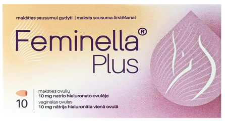 FEMINELLA  Plus vaginal ovules, 10 pcs.