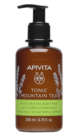 APIVITA with Mountain Tea ķermeņa pieniņš, 200 ml