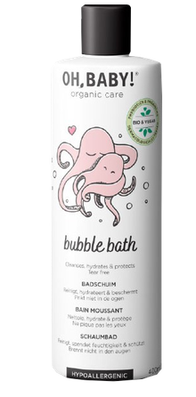 OH, BABY! Organic Care Bubble Bath vannas putas, 400 ml