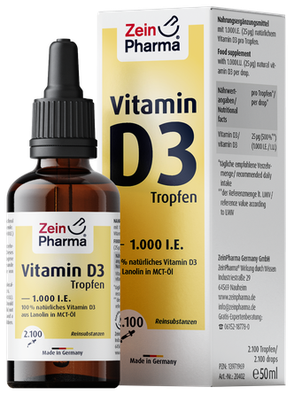 ZEINPHARMA Vitamin D3 Tropfen 1000 SV liquid, 50 ml