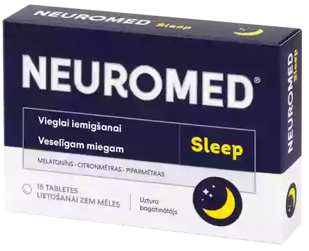 NEUROMED Sleep tabletes, 15 gab.