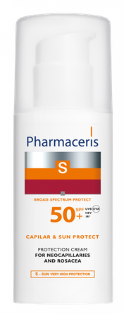 PHARMACERIS Capilar & Sun Protect SPF 50+ sejas krēms, 50 ml