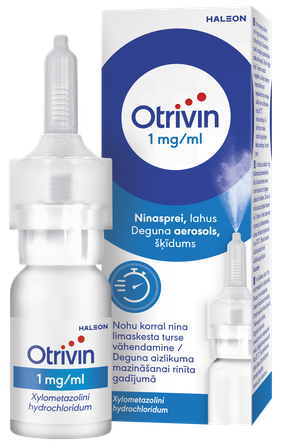 OTRIVIN 0,1 % nasal spray, 10 ml