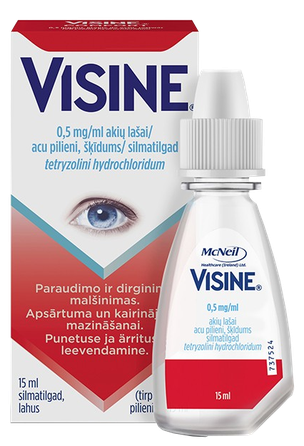VISINE 0.5 mg/ml acu pilieni, 15 ml