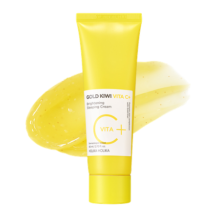 HOLIKA HOLIKA Gold Kiwi Vita C+ Brightening Sleeping крем для лица, 80 мл