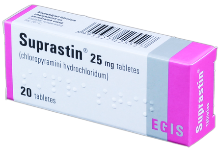 SUPRASTIN 25 mg pills, 20 pcs.
