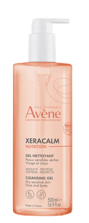AVENE Xeracalm Nutrition Cleansing attīroša želeja, 500 ml
