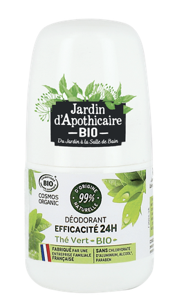 JARDIN D'APOTHICAIRE С зеленым чаем 24 часа роликовый дезодорант, 50 мл