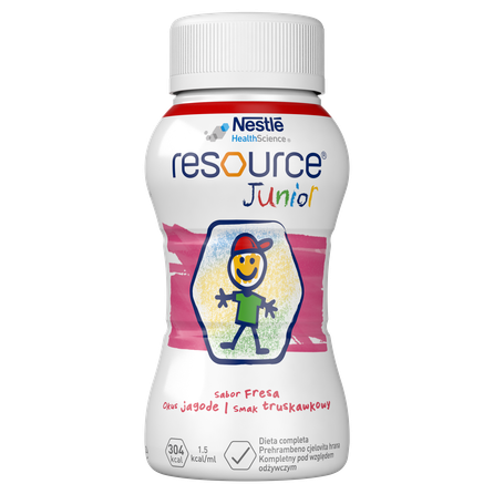NESTLE Resource Junior with strawberry flavour, 200 ml, 4 pcs.