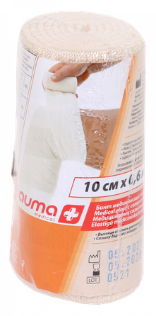 LAUMA MEDICAL 10 cm x 0,6 m medical elastic bandage, 1 pcs.