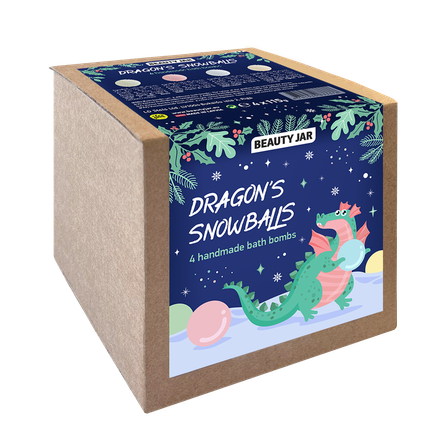 BEAUTY JAR Dragon's Snowballs 4x115g Бомбочки Для Ванн комплект, 1 шт.